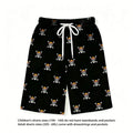 Anime One Piece Luffy Printed Short Sleeve T Shirt And Shorts Set Unisex Kids And Adults Casual Relaxed Indoor Loungewear Suit