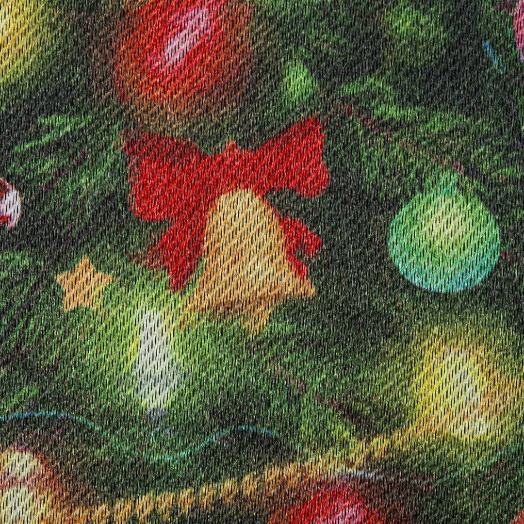 Santa's Sleigh Christmas Garden Flag 2 Sided Lustre