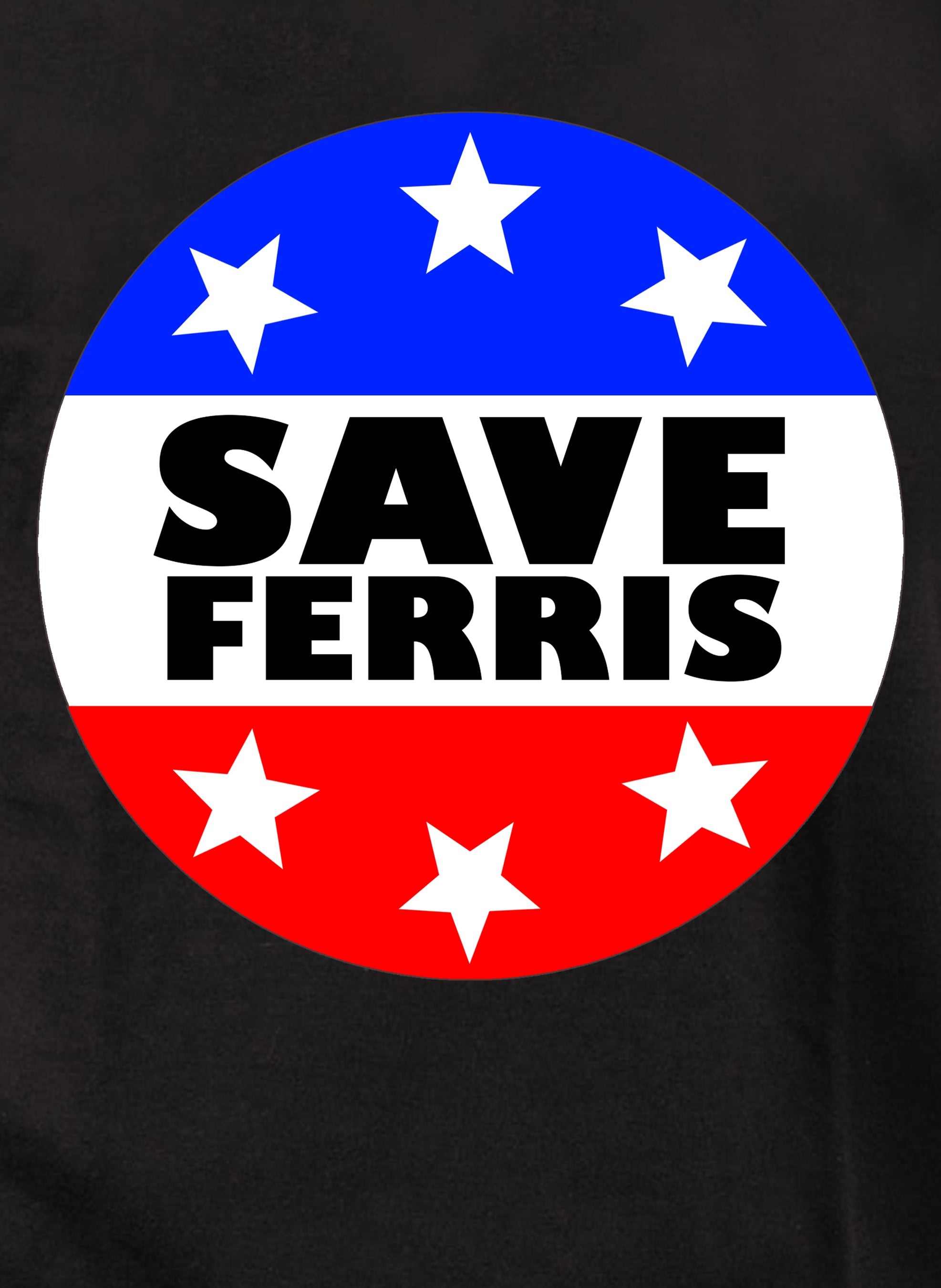 Save Ferris Badge Kids T-Shirt