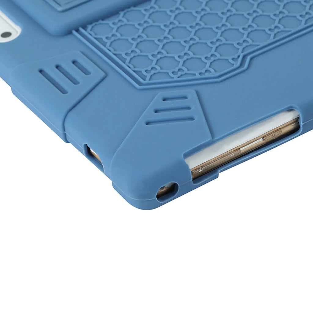 Tablet Case for Teclast M30 M30 PRO 10.1 Inch Tablet Silicone Case Adjustable Tablet Stand with Pen(Blue)JAS