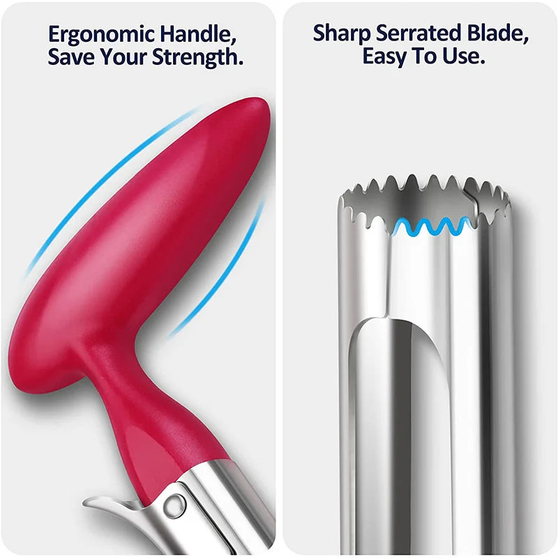 Premium Apple Corer Stainless Steel Apple Pears Core Remover Tool Fruit Cutter Seeder Slicer Knife Kitchen Vegetable Tools