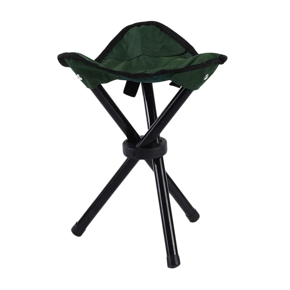 Portable Outdoor Folding Three-Legged Stool for Camping & Fishing