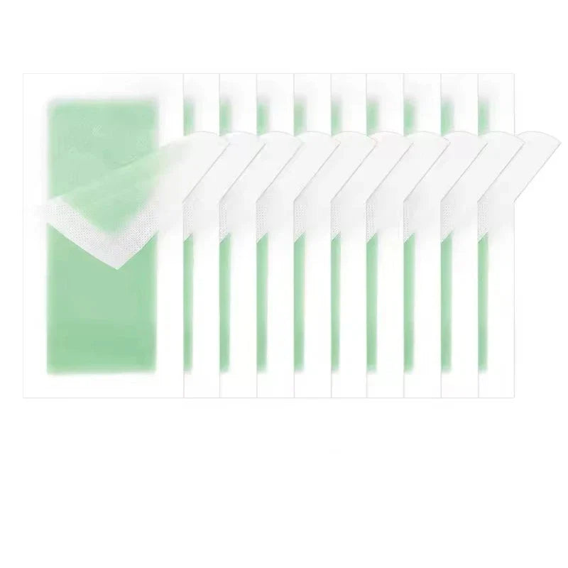 20stick Professional Hair Removal Wax Strips for Summer Depilation Double Sided Cold Wax Paper for Leg Body Face Useful