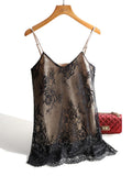 Sexy Lace Spaghetti Strap Top Women Halter V Neck Basic Cami Sleeveless Satin Silk Tank Tops Summer Camisole Plus Size