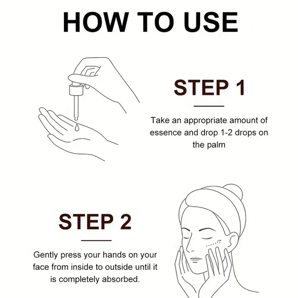 Vitamin C Facial Essence Hyaluronic Acid Dark Skin Brighten Serum Fade Fine Lines Moisturizing Repair Dull Serum Face Skin Care