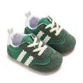 Infant Pre-Walker Shoes Baby Shoes 0-1Year Striped Casual Sports Shoes Rubber Sole for Boys Girls Spring Autumn