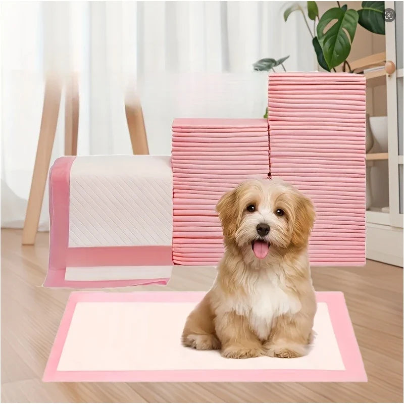 Dog Pee Pads Training Pads Upgrade All-Purpose Super Absorbent Leak-Proof Quick Dry Odor Control for Cat Rabbit