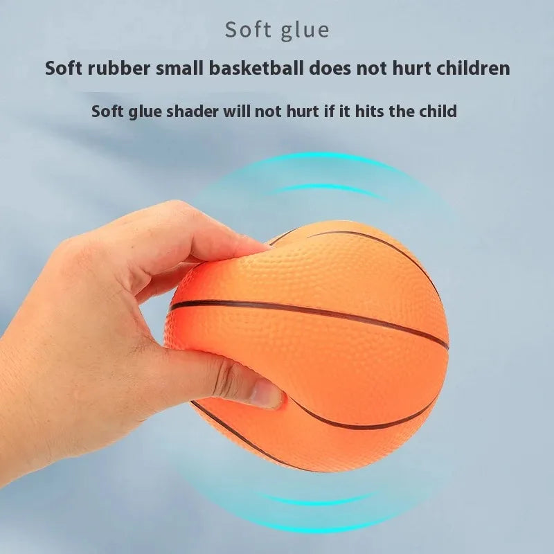 Basketball Hoop Indoor Outdoor Toys Kids Basketball Hoop with 1 Ball, Adjustable Mini Basketball Goal, Birthday Sports Toys Gift