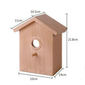 Bird House with Strong Suction Cup for Outside See Through Plastic Birdhouse Outdoors Bird Nest for Garden Window