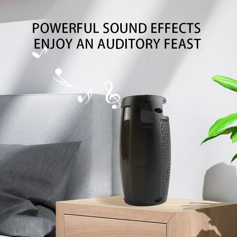 Bluetooth Wireless Speakers Powerful Portable Sound Box Subwoofer Car Audio Bass MP3 Player Sound System LED Lights