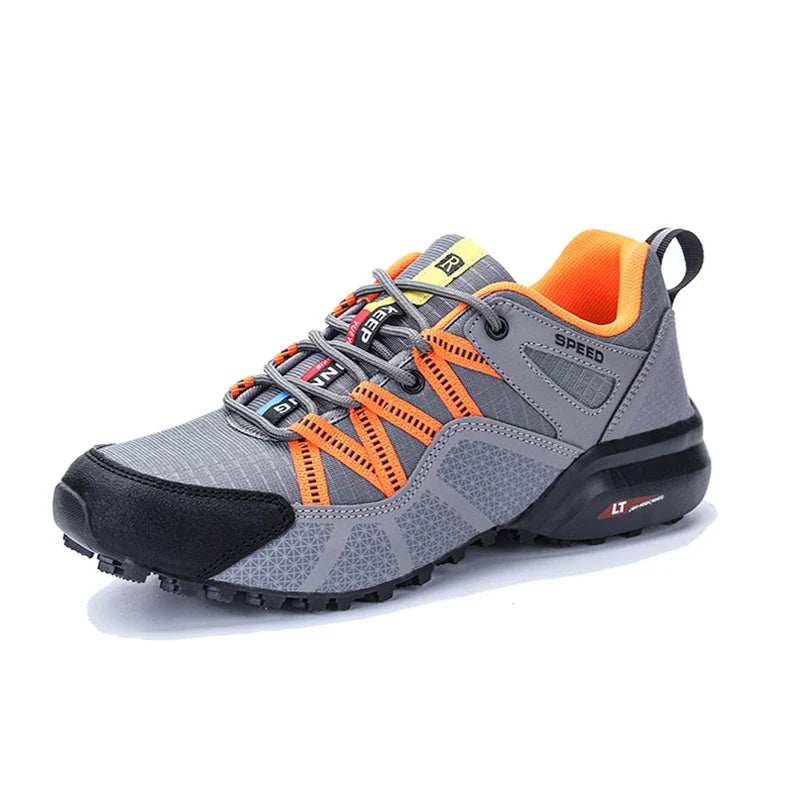 Men's Hiking Shoes All-terrain Outdoor Sports Shoes Breathable Mesh Non-slip Wear-resistant Hiking Shoes Outdoor Cycling Shoes