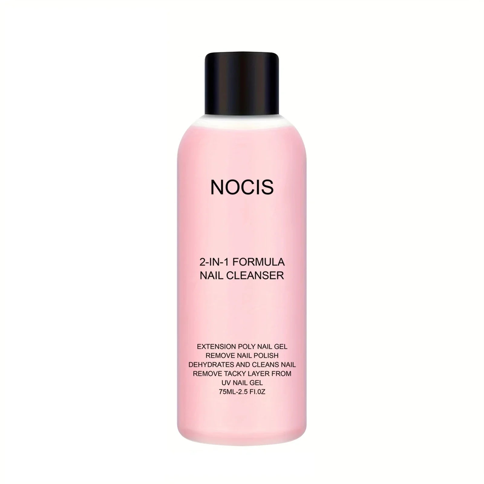 2in 1 Gel Cleanser for Nails & Polish Remover, Professional Slip Solution for Poly Gel Nails for & LED Gel, Anti-Stick Formula,