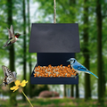 Metal Bird Feeder House, Morden Design House Bird Feeder, Perfect for Attracting Wild Birds, Outdoor Garden Bird Feeder