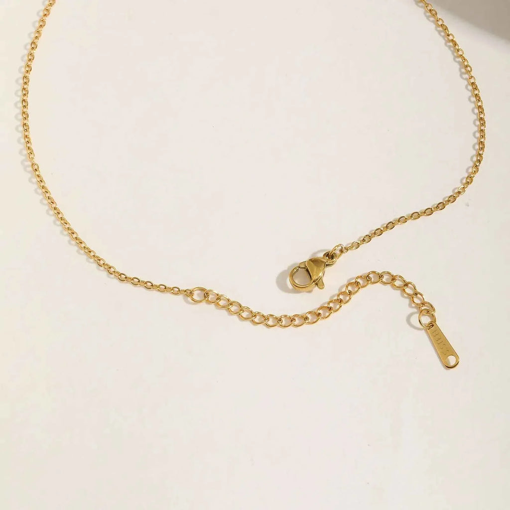 Vnox Double Zircon Heart Necklace For Women,Stainless Steel Cute Simple  Necklace For Mother And Daughter,Trendy Jewelry Gifts