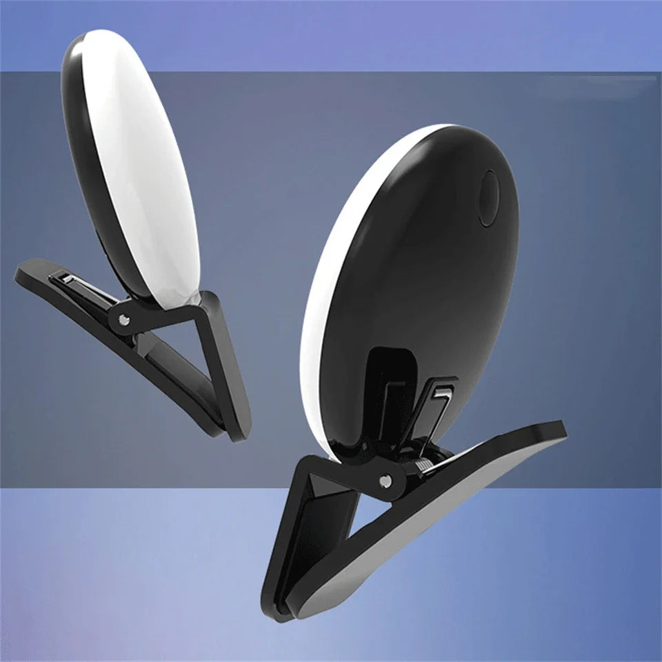 Portable LED Lamp Phone Live Video Beauty Light Universal Mobile Phone Selfie Fill Light USB Charge Photography Clip Ring Light