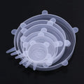 Kitchen Microwave Food Covers Bowl Caps Elastic Silicone Lid Cap Universal Adaptable Lids Silicone Cover Stretch Lids