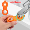 Brass New 2 Mode Washbasin Faucet Nozzle 360° Rotary Splashback Faucet Aerator Kitchen Sink Pressurized Faucet Aerator Bubbler