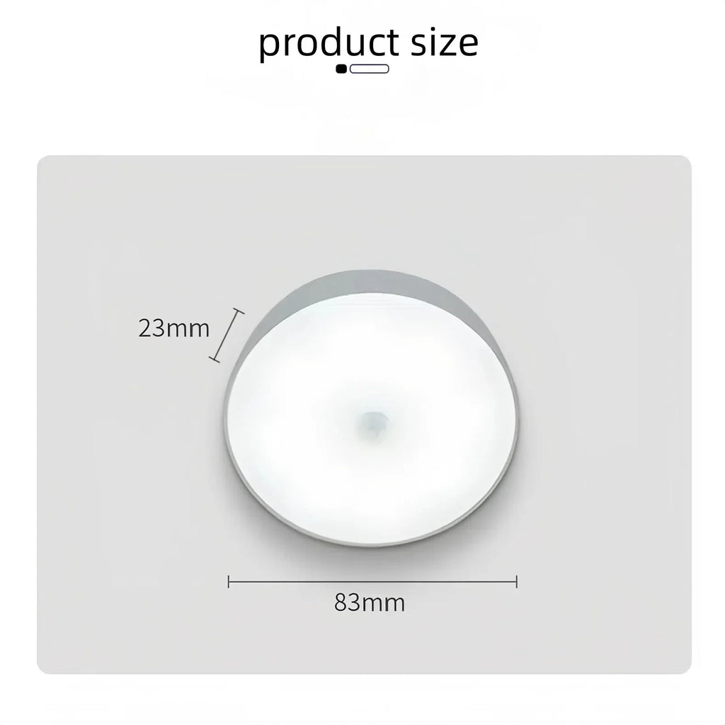 5pcs Wireless LED Night Light Motion Sensor Lamp USB NightLights for Bedroom Kitchen Stair Hallway Wardrobe Lighting Cupboard