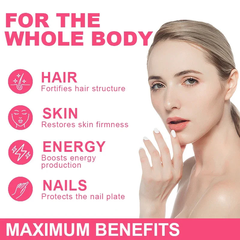 Daitea Hydrolyzed Collagen Supplement – Supports Healthy Skin, Joints, Hair, Nails - Antioxidant - Dietary Supplement
