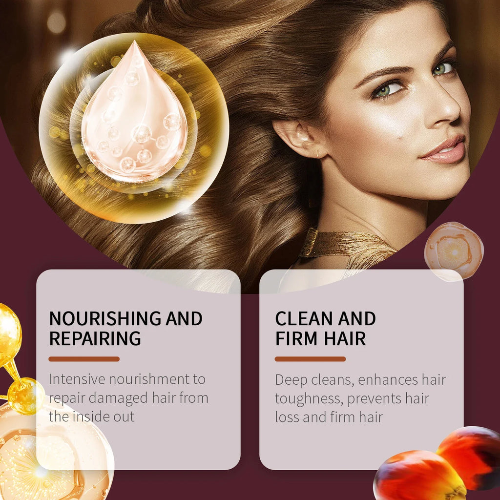 Batana Hair Shampoo Prevent Dryness Smoothing Reduce Spilt Ends Oil Control Nourishing Repair Cracked Hair Shampoo