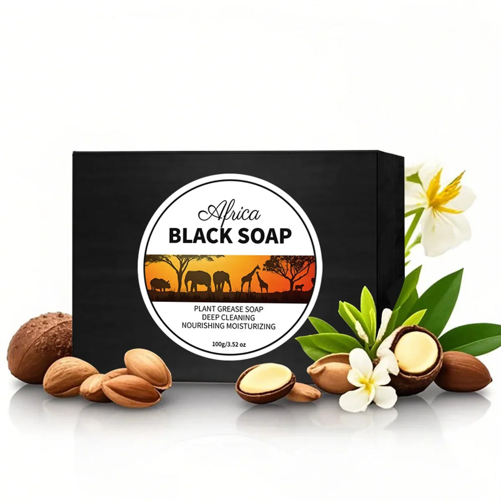 140g Hand Bamboo Charcoal Made Soap Bar Black Organic Soap Bar Charcoal Clay Organic Bathing Soap