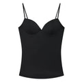 HXAO Woman Tops Corset Crop Top Women Sleeveless Black Brown Top With Straps Camisole Bodycon Backless Sexy Tops Bustier