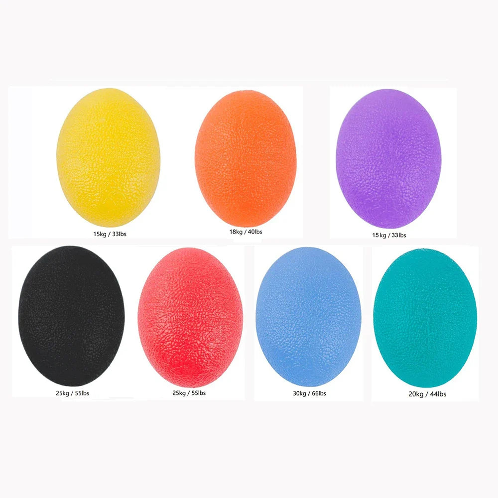 Silicone Hand Grip Ball | Finger Strength Trainer for Home Gym and Stress Relief