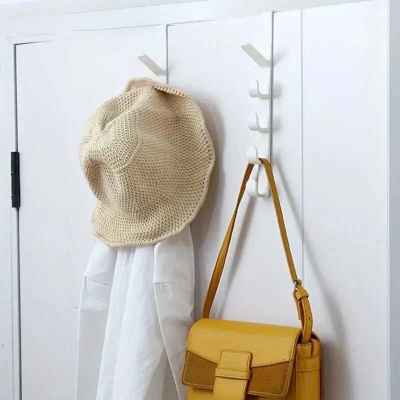 1pc Bedroom Door Hanger Clothes Hanging Rack Over the Door Plastic