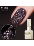 15ml Broken Diamond Halloween Christmas Nails Gel Nail Polish Adhesive Burst Flash Maillard Broken Diamond Adhesive