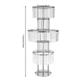 5 Tiers Gold/Silver Wedding Centerpieces Flower Stand Vase Centerpiece Acrylic Flower Stand with Hanging Acrylic