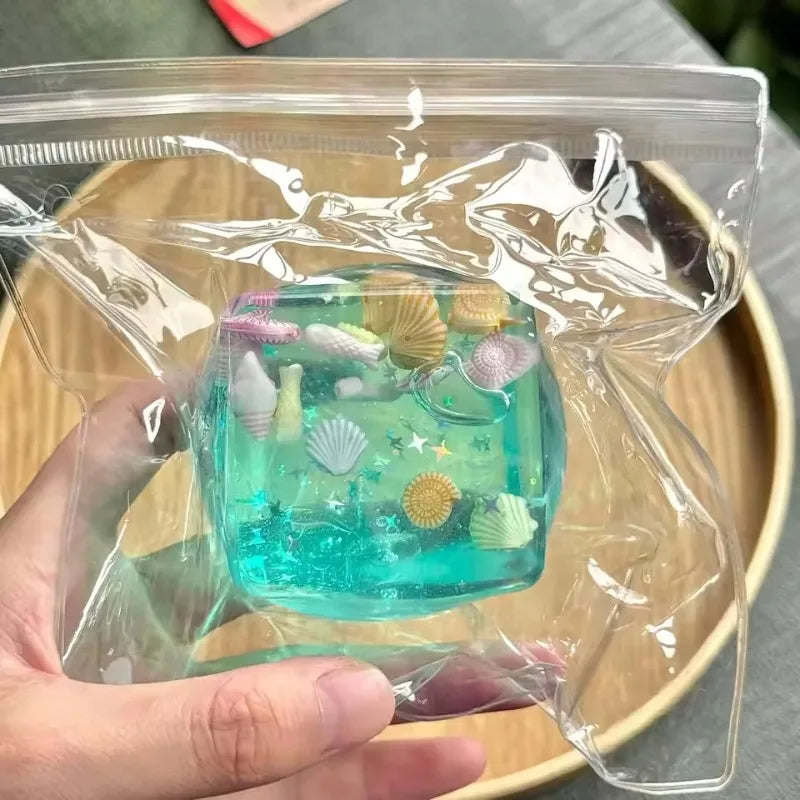 2026 Adults Squishy Ocean Blocks Stress Balls | Autism Sensory Toys for Anxiety Relief Fidget Gifts
