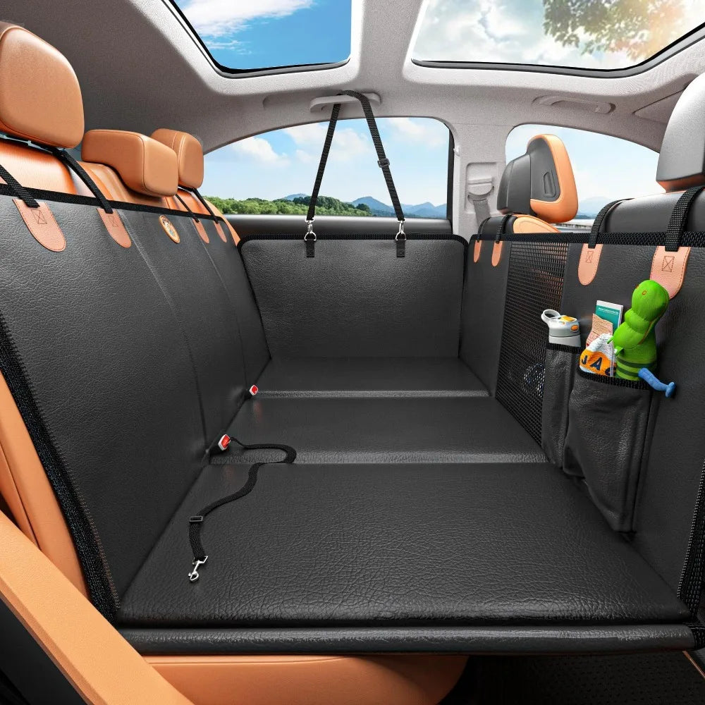 Non Slip Car Pet Pad Waterproof Dog Bed Travel Cushion for Backseat Comfort