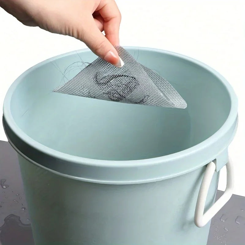 5-20Pcs Disposable Floor Drain Sticker Shower Drain Hair Catcher Cover Sink Strainers Hair Filters Bathtub Mesh Filter Sticker