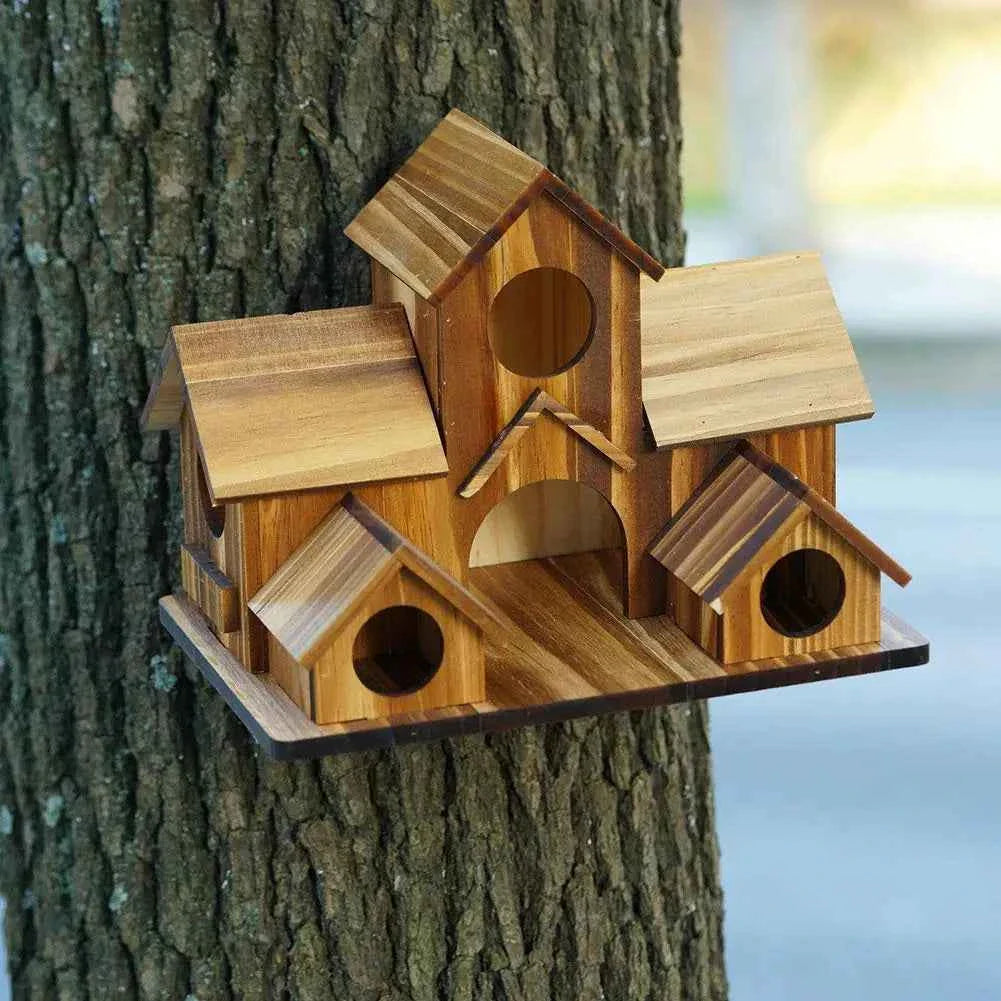 Bird Houses Bird Room Large Bird House for Garden Courtyard Backyard Decor Finch Bluebird Cardinals Handmade Humming 2026 1pcs