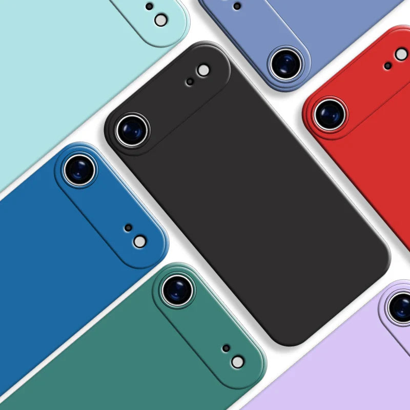 For iPhone 17 Case For  iPhone 17 Pro Max Cover New Original Silicone Protective Bumper iPhone17 Pro Max Cover Cases
