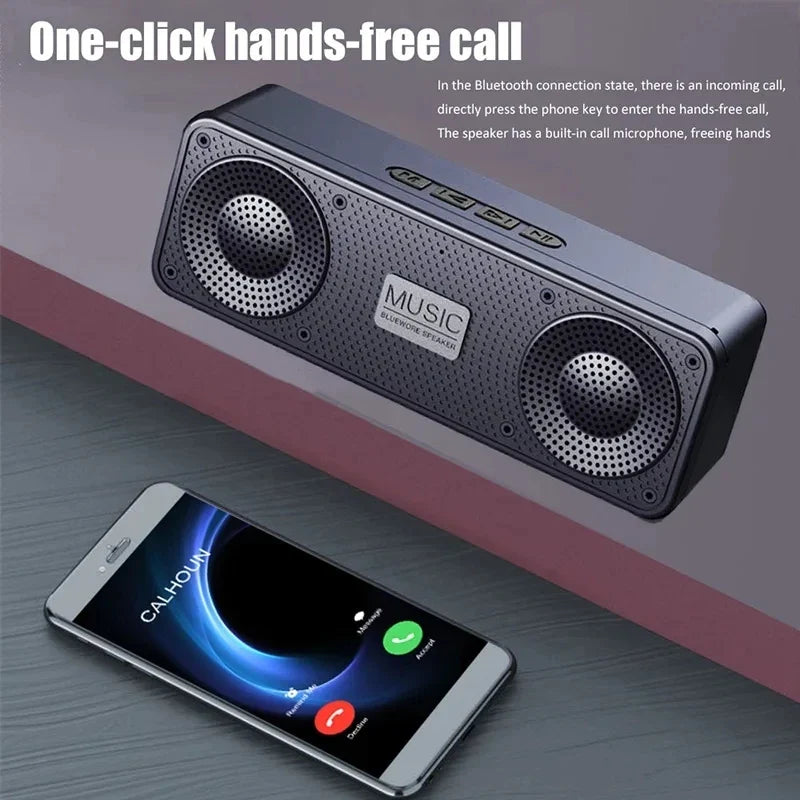 Mini Bluetooth-Compatible Speaker Wireless Smart Portable Speakers For Mobile Phone Audio Computer Convenient Radio