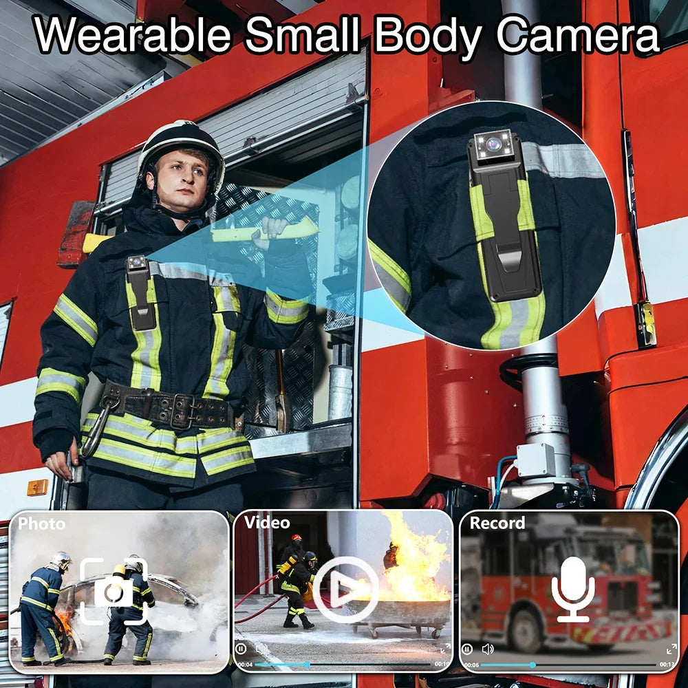 1080P Portable Wifi Mini Camera Digital Video Recorder Worn Police Night Vision BodyCam Infrared Miniature Camcorder