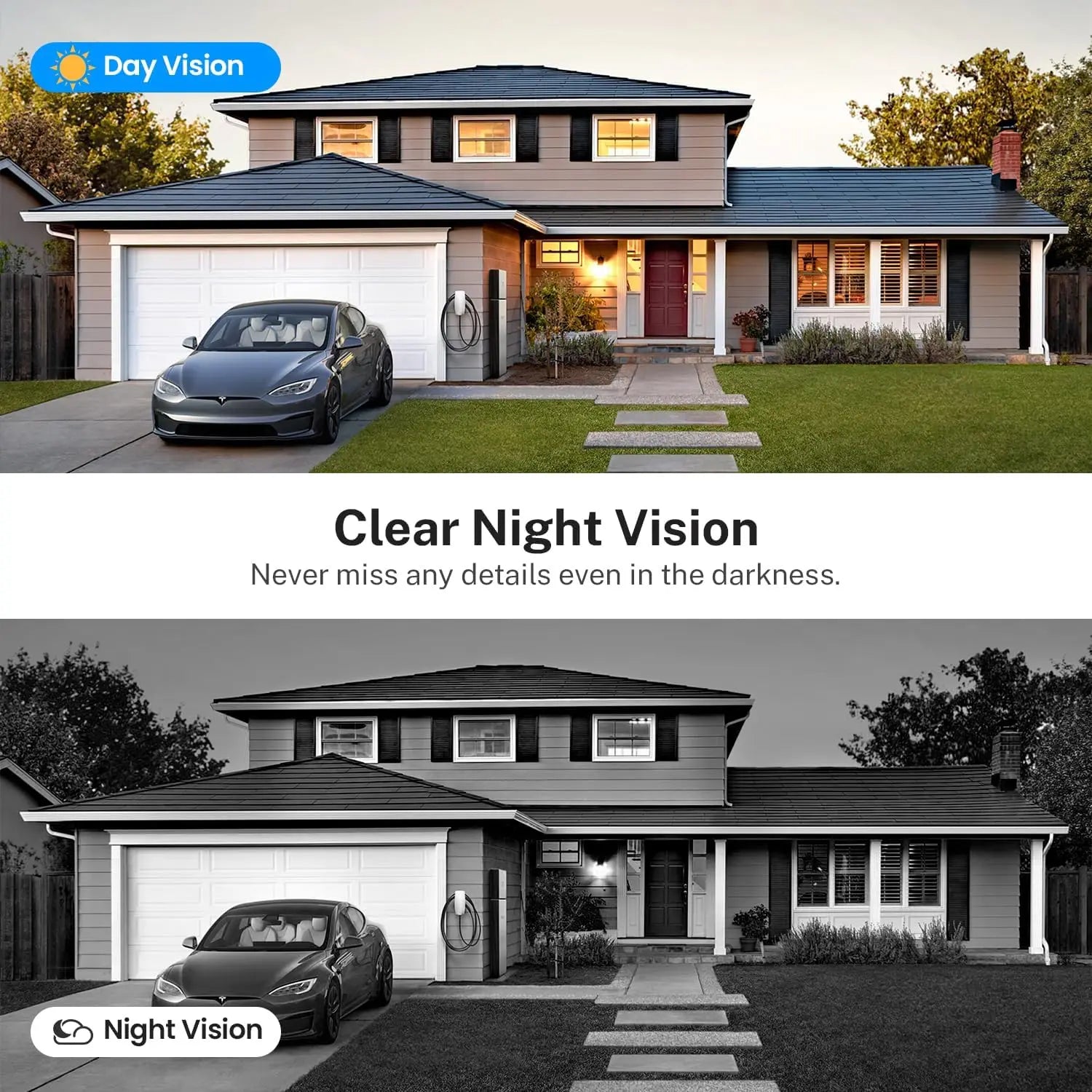Wireless Video Doorbell With Two-Way Audio And AI Motion Detection