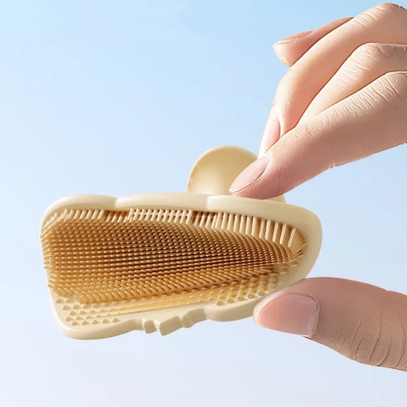 Soft Silicone Baby Bath Head Massage Brushes Cartoon Koala Hair Washing Brush Scalp Comb for Newborn Bath Tool Washing Hair Tool