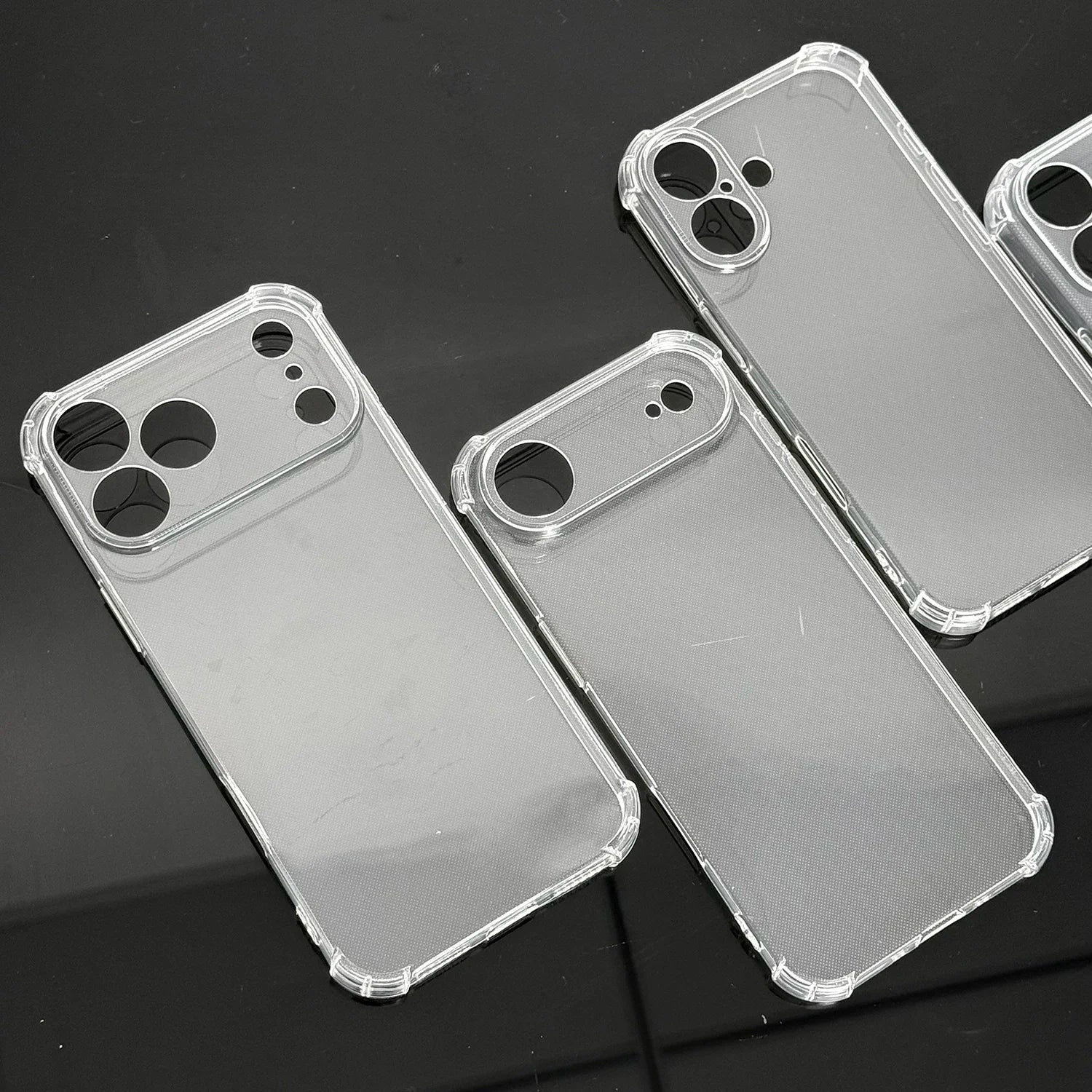 17Pro Shockproof Phone Cases Transparent Corner Protectors Phone Cover for IPhone 17/17 Air/17 Pro/17 ProMax Anti-scratch Case