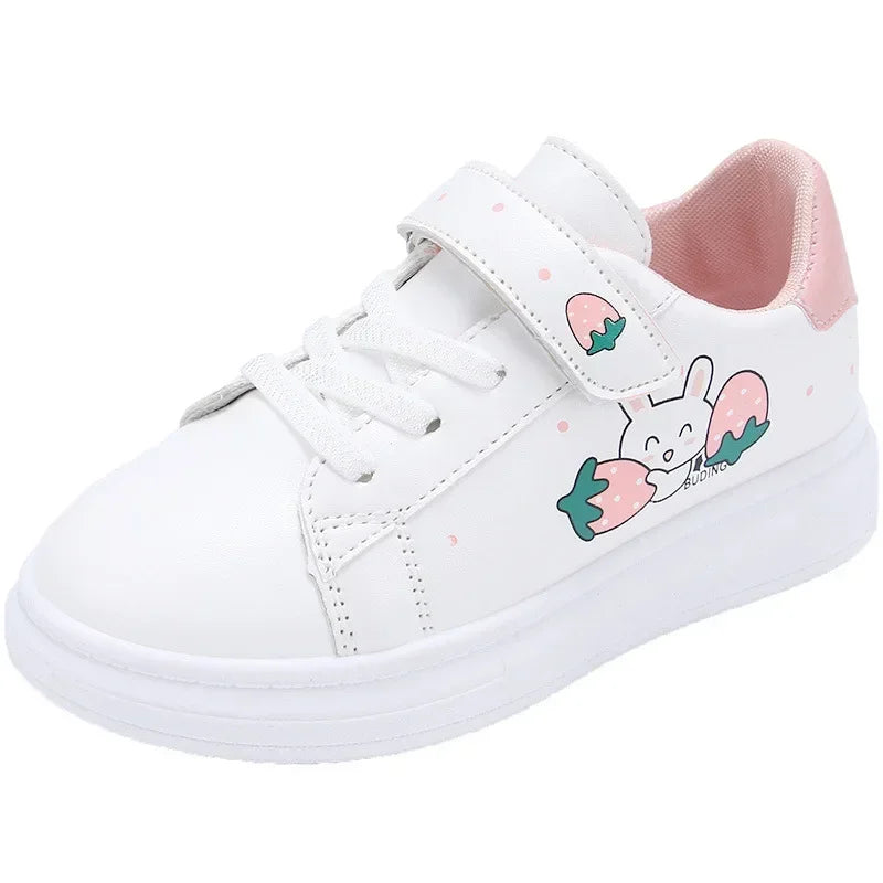 2026 Girl shoe spring Autumn Boy White Shoe Casual Running kid Shoe Anti Slip Soft Sole Sneaker kid tenis Hot selling item