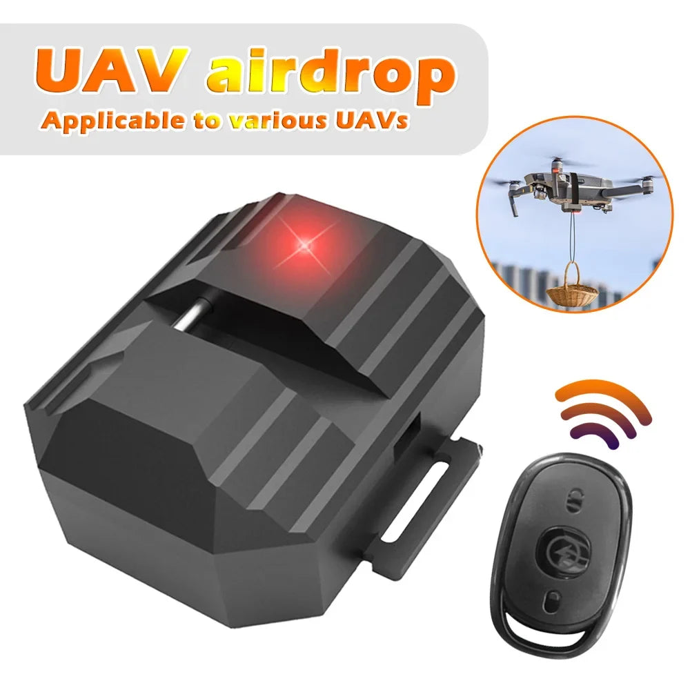Universal 2.4 Remote Control Drone Airdrop Thrower System General Payload Delivery Thrower Air Dropper Device Drone Accessories