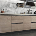 55cm Wide Self Adhesive Wood Grain Vinyl Wallpaper - Waterproof Home Decor Stickers for Door Wardrobe Cupboard Table Furniture