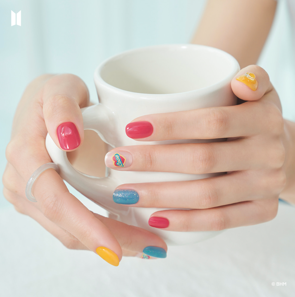BTS x Jellymix Collab: Boy With Luv Gel Nail Collection