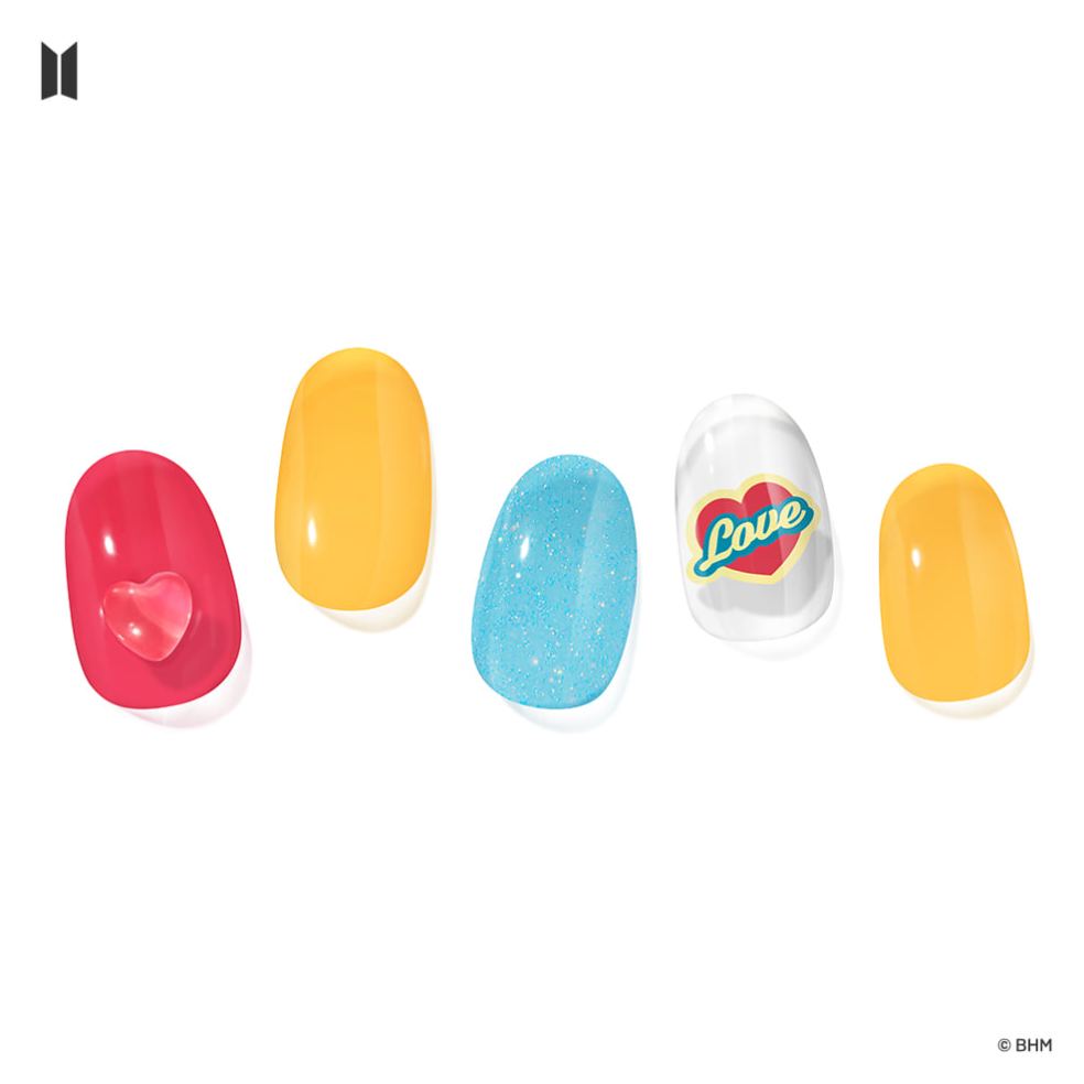 BTS x Jellymix Collab: Boy With Luv Gel Nail Collection