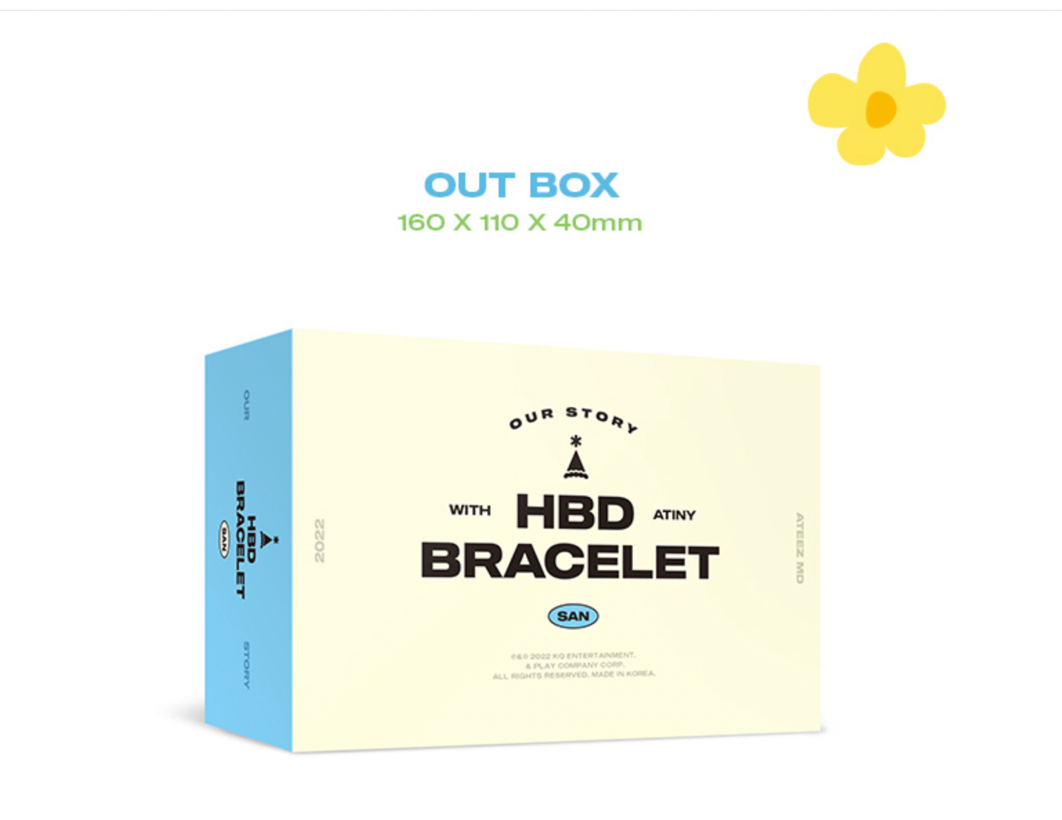 ATEEZ [Our Story] Hbd Bracelet â€“ San