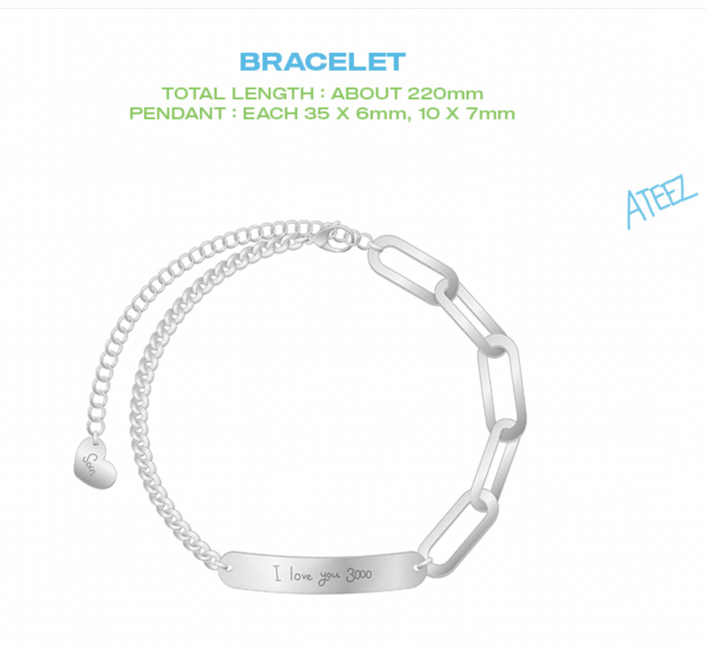 ATEEZ [Our Story] Hbd Bracelet â€“ San