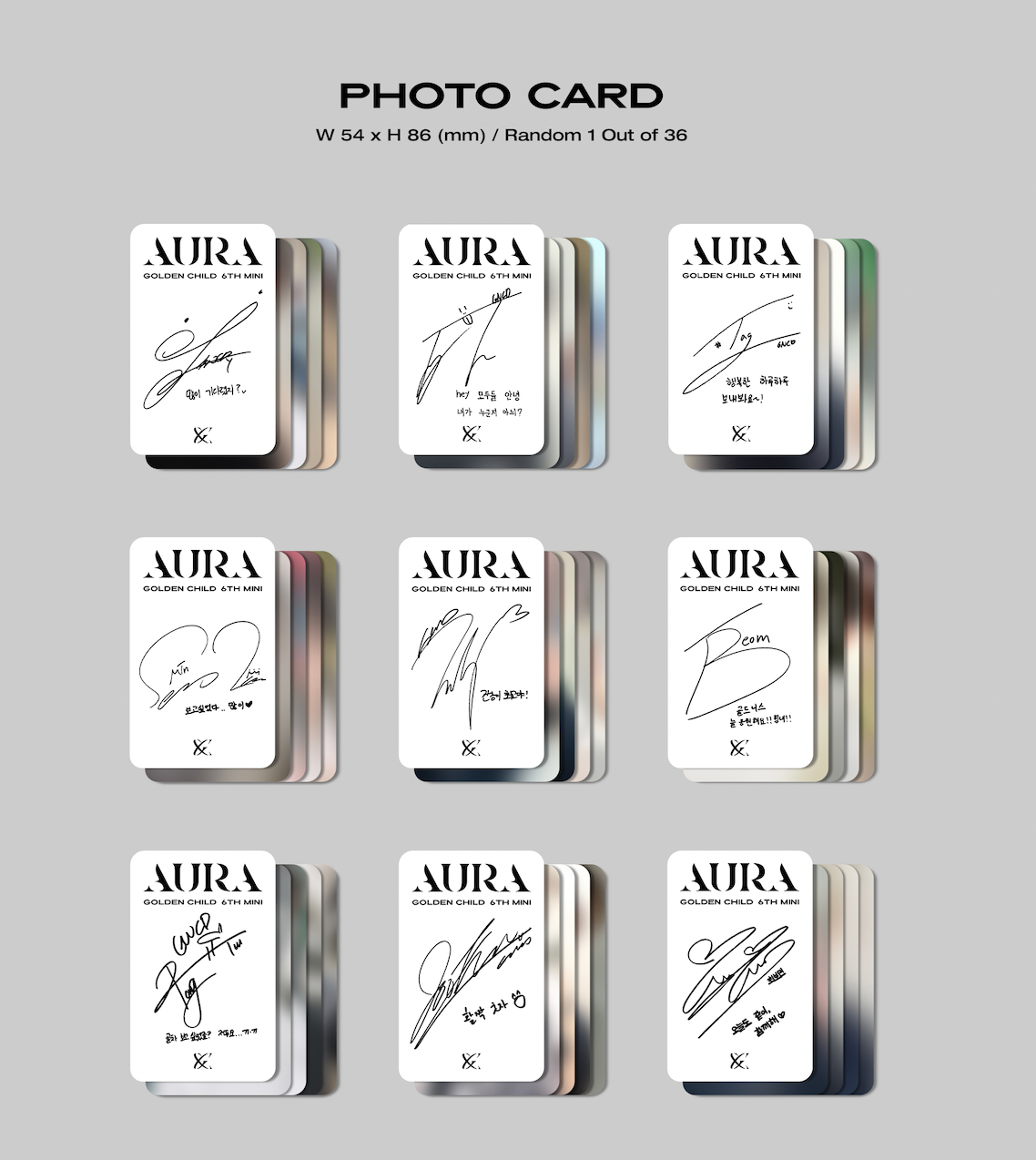 Golden Child 6th Mini Album - Aura (Photobook Ver, Limited Edition)