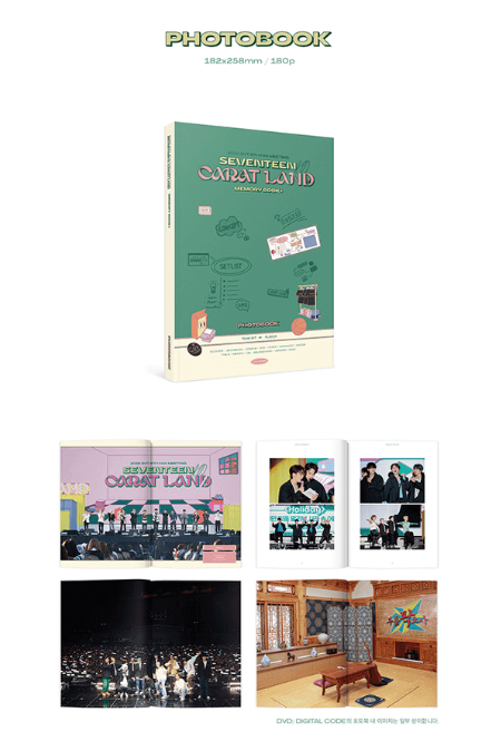 Seventeen - 2022 Seventeen In Caratland Memory Book + DVD Digital Code