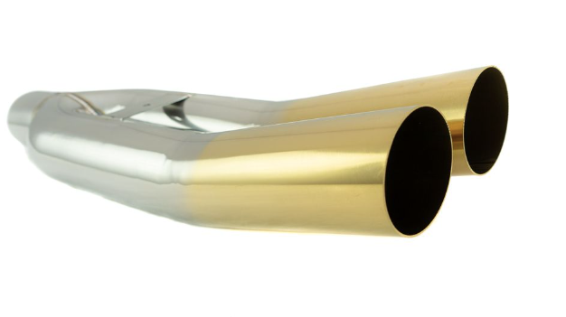 Megan Racing Universal 3" VIP Exhaust Tip - Blast Pipe Style Gold